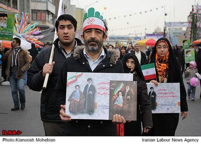 مراسم راهپیمایی یوم الله ۲۲ بهمن در تهران