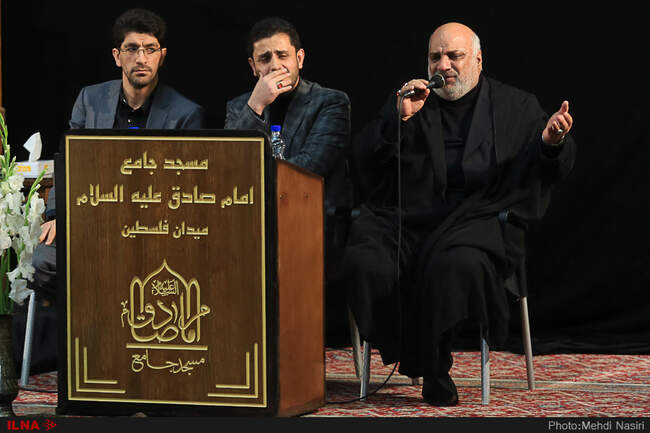 مراسم ختم فرزند احمد توکلی