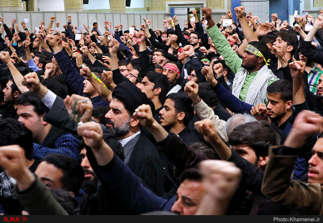 مراسم عزاداری اربعین حسینی با حضور هیئت‌های دانشجویی در حسینیه امام خمینی(ره)