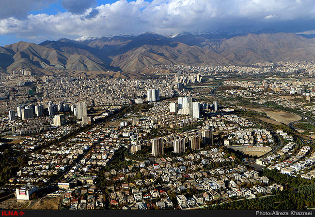 تهران پس از باران