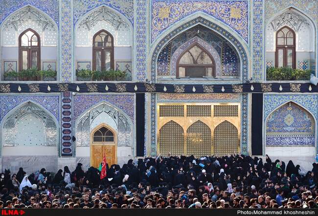 مراسم عزاداری شهادت امام رضا (ع) در مشهد مقدس