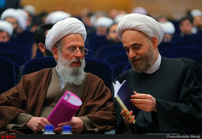 مراسم بیستمین سالگرد تأسیس موئسسه دارالحدیث در قم- آیت الله ری شهری