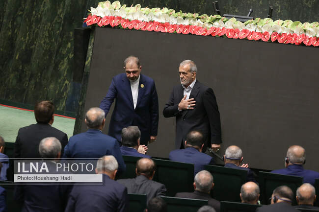 مراسم تحلیف مسعود پزشکیان رئیس جمهور 