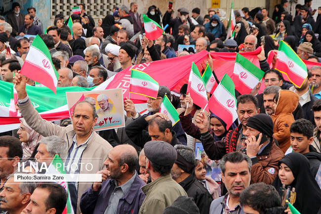 راهپیمایی ۲۲ بهمن در شیراز