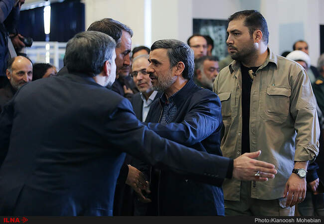 مراسم ترحیم پدر سردار سلیمانی
