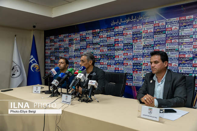 نشست خبری سرمربیان تیم پرسپولیس و پیکان