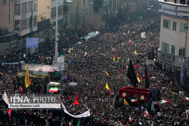 تشییع پیکر پاک سردار سپهبد شهید قاسم سلیمانی در تهران / 2