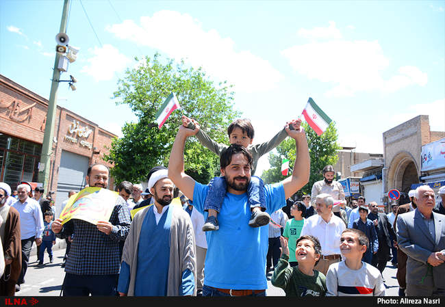 راهپیمایی روز جهانی قدس در قزوین