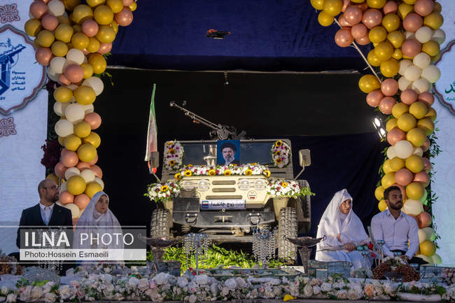  برگزاری جشن ازدواج ۱۰۰۰زوج جان فدا در تهران 