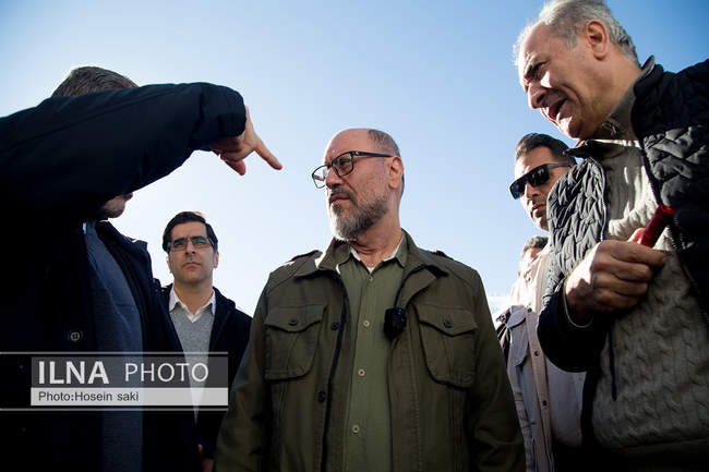 بازدید رئیس بنیاد مستضعفان از فاز ۳ آزادراه تهران شمال