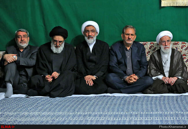 مراسم عزاداری و سوگواری شهادت حضرت فاطمه‌ی زهرا(س) با حضور رهبر انقلاب اسلامی