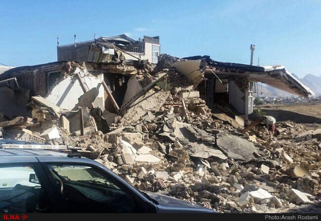 خسارات زلزله در غرب کشور