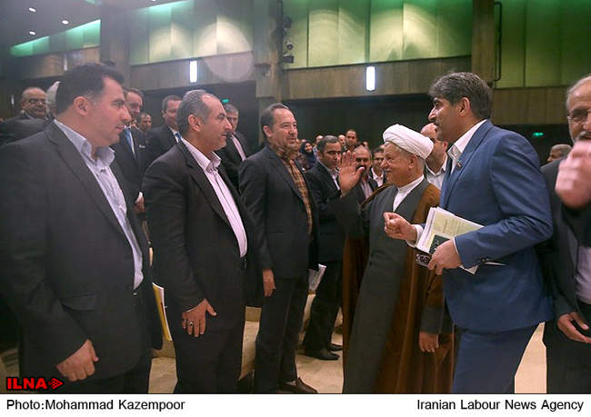 حضور آیت‌الله هاشمی درششمین کنفرانس بین‌المللی هپاتیت تهران