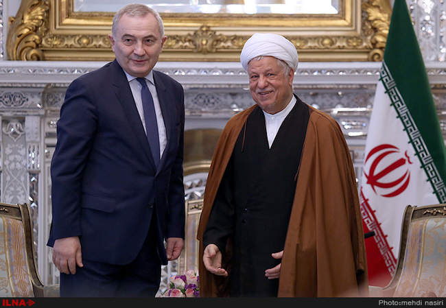 دیدار وزیر خارجه رومانی با آیت الله هاشمی رفسنجانی رئیس مجمع تشخیص م�