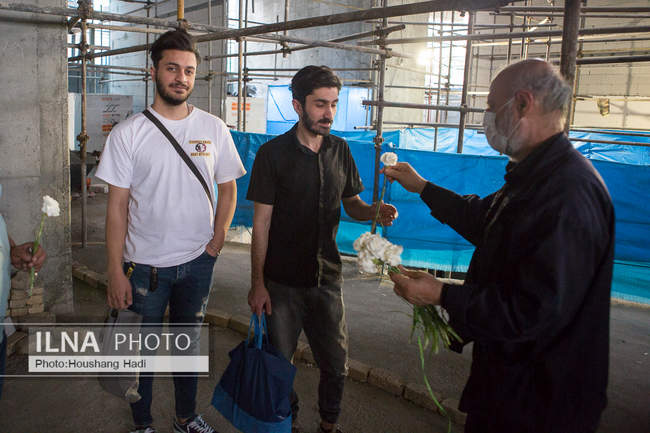 روز جهانی کارگر علیرضا محجوب و علی ربیعی در جمع تعدای از کارگران 