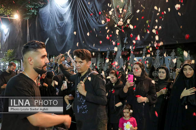  گلریزان حضرت قاسم(ع) در شب ششم محرم