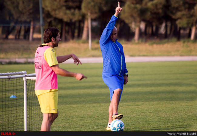 تمرین امروز تیم فوتبال استقلال تهران