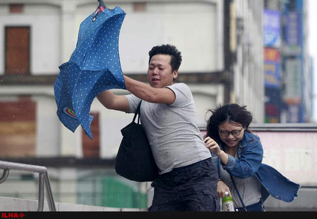 طوفان شدید در تایوان