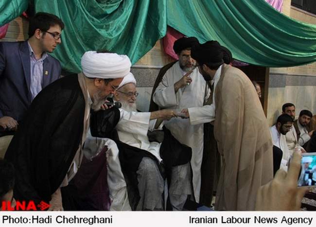 مراسم عمامه گزاری طلاب