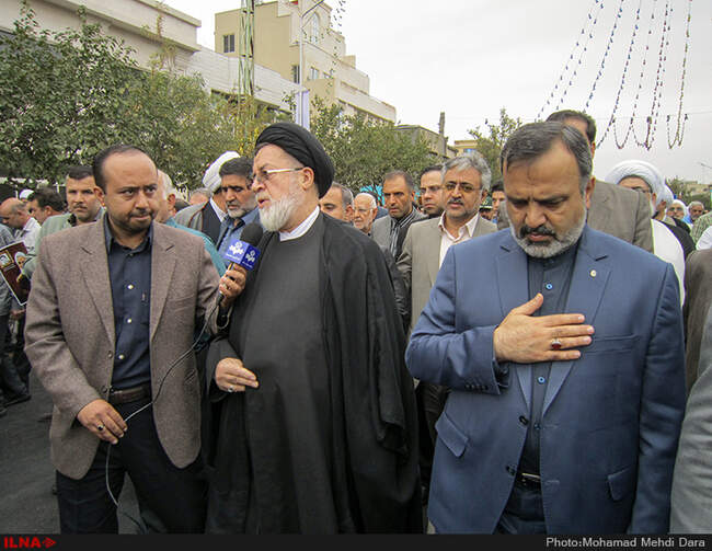 مراسم تشییع پیکر آیت الله خزعلی-مشهد