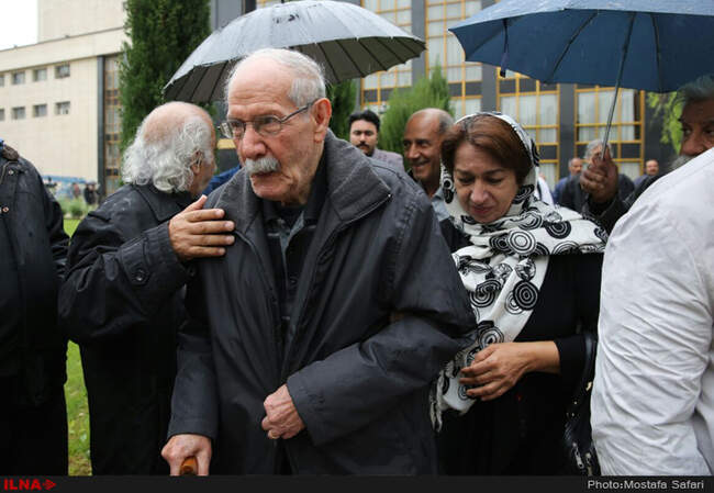 گزارش تصویری از مراسم تشییع پیکر نقی سیف‌جمالی 