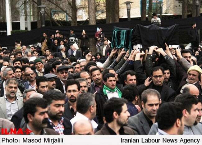 مراسم تشییع پیکر سیده فاطمه خاتمی