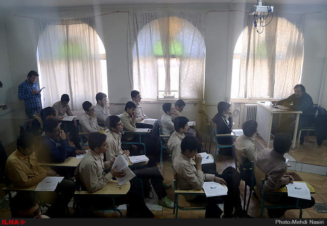 حضور مجید مجیدی در دبیرستان نظام مافی