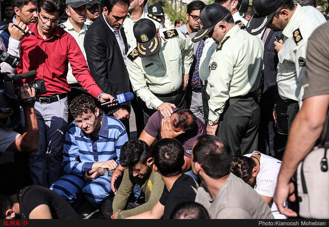 گزارش تصویری از دستگیری اراذل و اوباش تهران