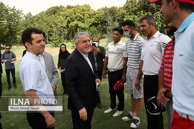بازدید رییس کمیته ملی المپیک از اردوی تیم ملی گلف 