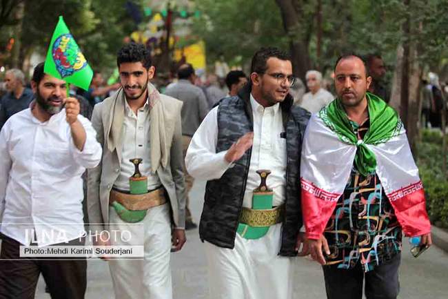 راهپیمایی غدیر با شعارایران ذوالفقار علی(ع) در اصفهان