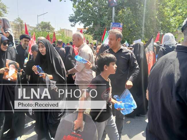 آیین وداع و تشییع پیکر قائد شهید
