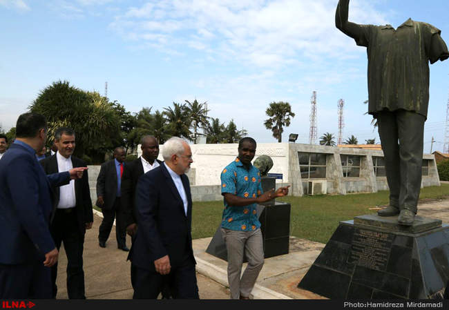 سفر محمدجواد ظریف وزیر امور خارجه کشورمان به غنا
