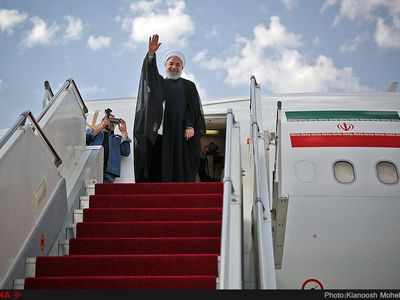 روحانی توکیو را به مقصد تهران ترک کرد