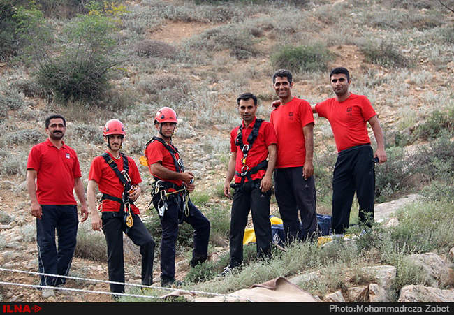 مانور راپل آتش نشانان-بهشهر