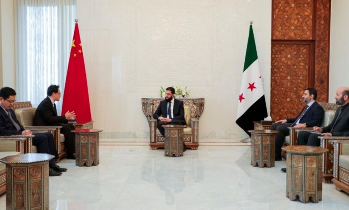 دیدار یک هیئت چینی با الجولانی در دمشق 