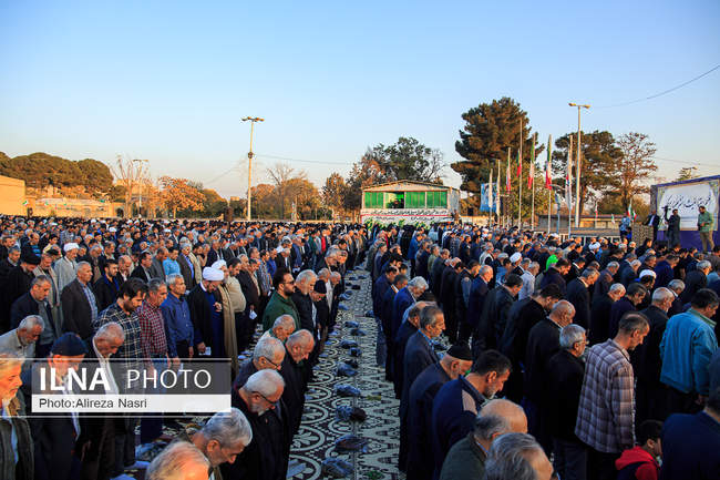 اقامه نماز باران در قزوین 