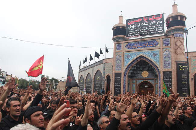 تجمع اردبیلی ها در عصر عاشورا