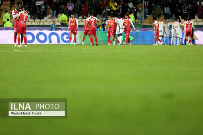 دیدار تیمهای فوتبال پرسپولیس تهران و فولاد خوزستان