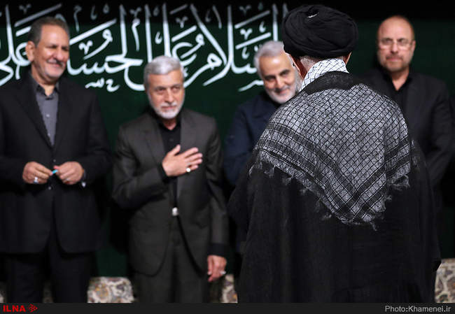 دومین شب مراسم عزاداری محرم در حضور رهبر انقلاب برگزار شد 