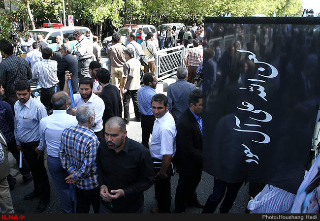  مراسم تشییع پیکر جان‌ باختگان فاجعه منا در تهران/1