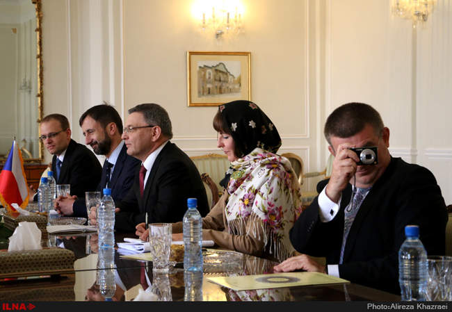 دیدار وزیر امور خارجه ایران و چک