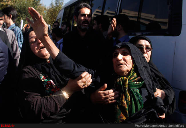 مراسم تشییع خبرنگار شبکه خبر