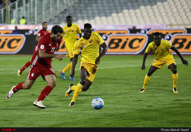 دیدار تیم های ملی فوتبال ایران و توگو 