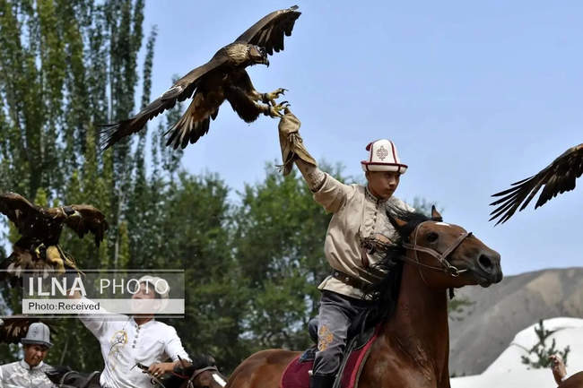 شکار با عقاب در قرقیزستان 