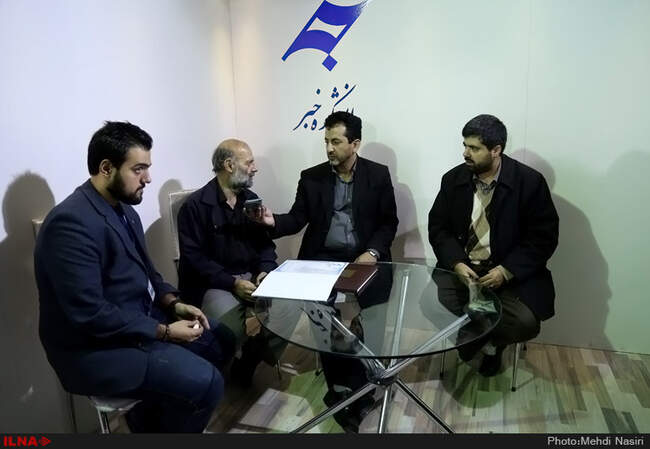 بازدید علیرضا محجوب رئیس فراکسیون کارگری مجلس ازنمایشگاه مطبوعات و خبرگزاری‌ها 