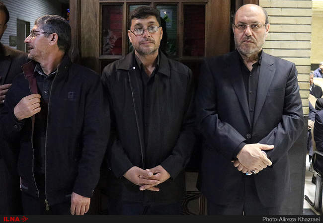 مراسم ترحیم برادر سردار حسین دهقان