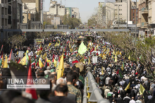  مراسم راهپیمایی روز قدس در تهران