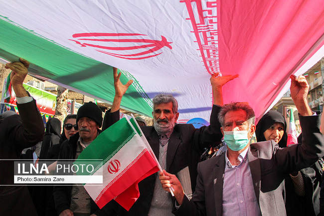 راهپیمایی ۲۲بهمن در شیراز
