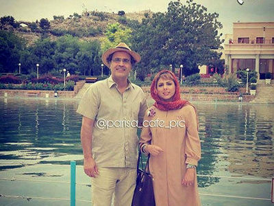 آقای بازیگر و همسرش در حال گشت و گذار