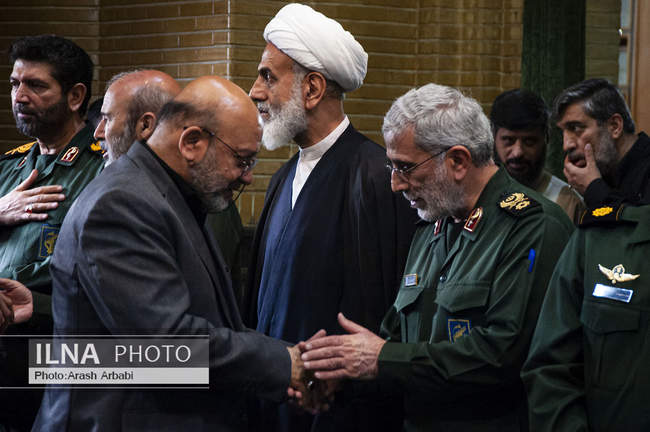 مراسم گرامیداشت شهدای کنسولگری ایران در دمشق